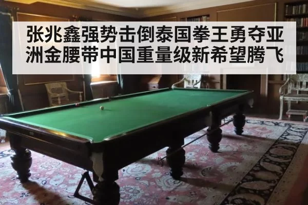 张兆鑫强势击倒泰国拳王勇夺亚洲金腰带中国重量级新希望腾飞